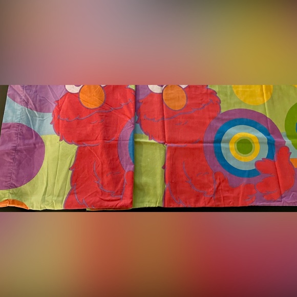 (2) Cookie Monster & Elmo! (2) Sesame Street Two-Sided Queen Pillowcases - Picture 3 of 5